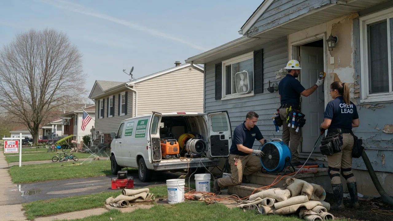 Flood Cleanup in Hughesville, MD near me